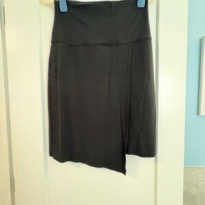 Athleta Asymmetrical Black Skirt
